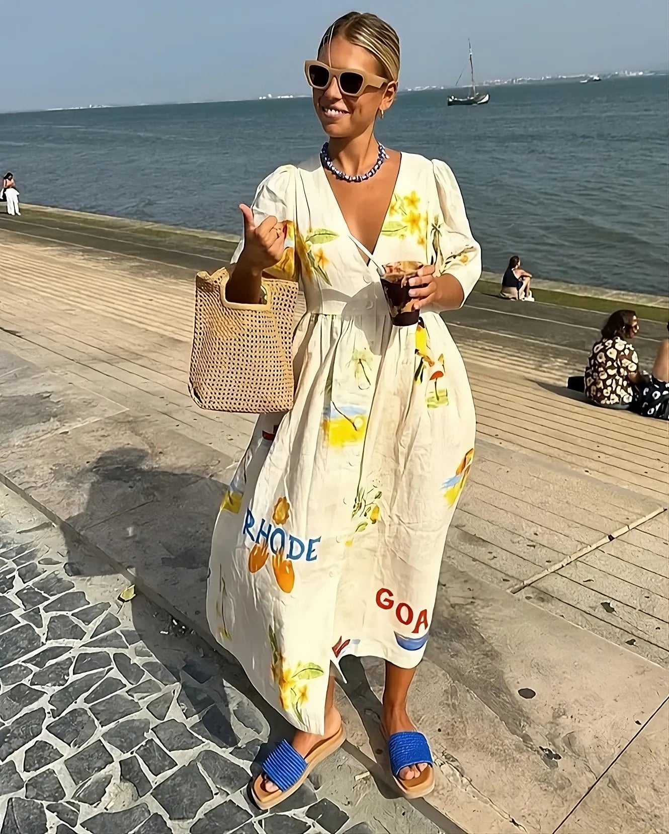 | Greek Pattern Dress