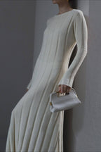 A-Line Maxi Sweater Dress