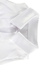 Satin Lapel Tie Front Top High Waist Pants Set