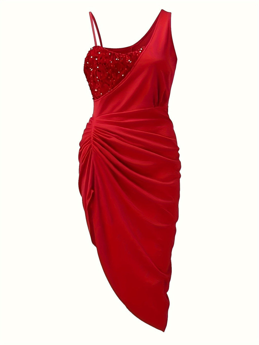 Beatriz Minimalist Asymmetrical Cocktail Dress Statement Occasion Edit