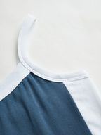 Contrast Trim Vintage Crop Cami Top