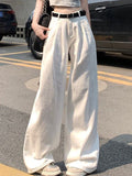 High Waist Slimming Drapey Boyfriend Jeans