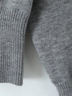 Asymmetric Pullover Sweater With Ribbed Waist And Lantern Sleeves For Women 2026