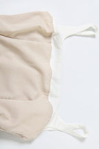 Ruched High Waist Sleeveless Cami Mini Dress