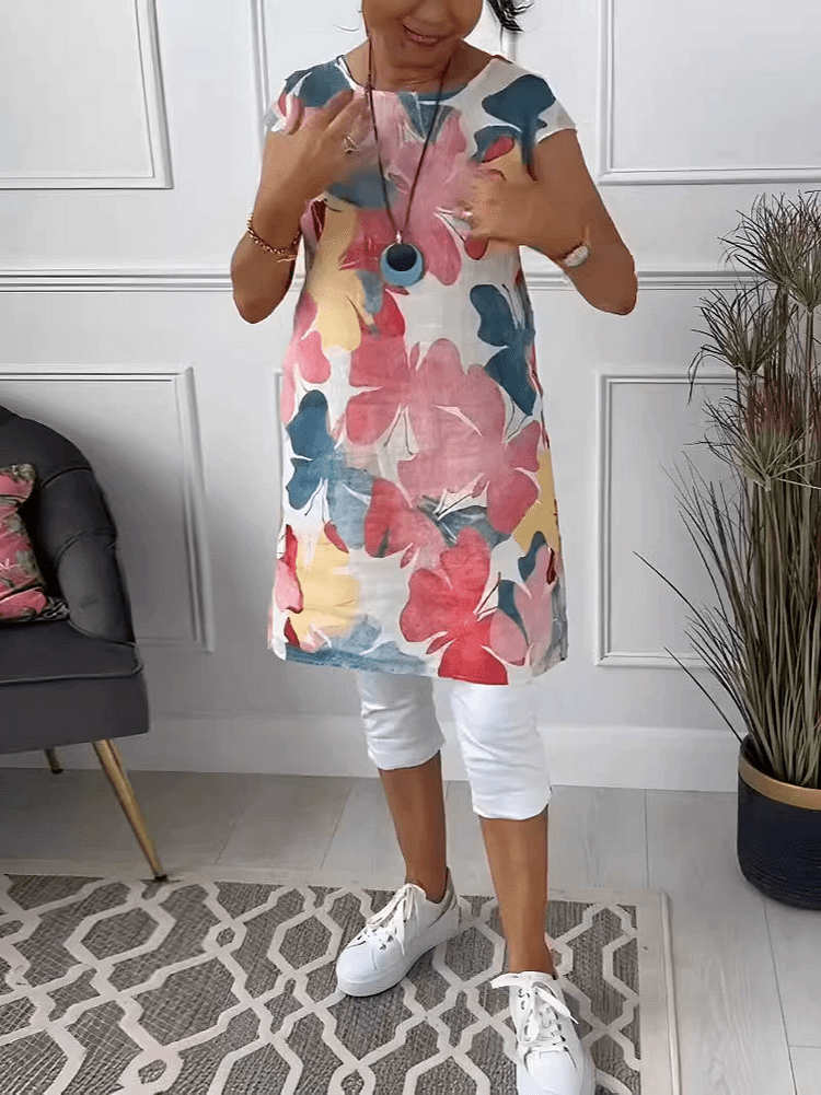 | Floral Midi Dress