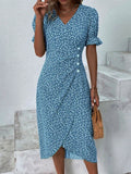 Women's Casual Loose Printed Dress