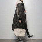 | Mid-length jacket with duck down and hood