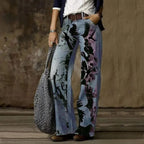 Vintage Style Loose Wide Leg Streetwear Denim Jean