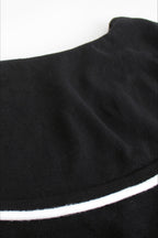 One-Shoulder Knit Work Dress