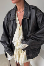 Vintage Utility Moto Jacket