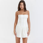 Summer French Strap Dress for Women