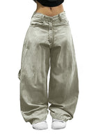 European American Street Hip-Hop Boyfriend Jeans