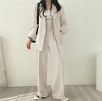 | Women's Tailored Suit Set, Long Blazer
