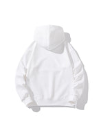 Men’s Solid Color Pure Cotton Drop Shoulder Oversized Hoodie