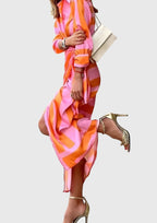 | Wrap Dress in Print