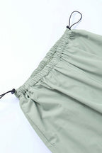 Drawstring Waist Loose Fit Cargo Pant