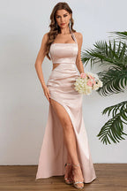 Chic Halter Backless Gown Party Dress