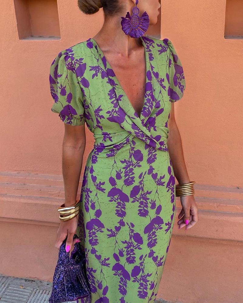 Irene Statement Summer Dress Premium Wardrobe Essential