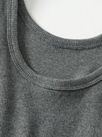 Plain Crewneck Short Tank Top