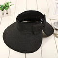 The Soleil — Foldable Straw Visor Hat