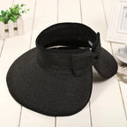 The Soleil — Foldable Straw Visor Hat