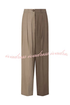 Girl Boss Avant-garde Contrast Colors Lapel Boyfriend Blazer and Pocketed Wide Leg Pants Set