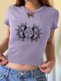 Sun Print Short Sleeve Tee