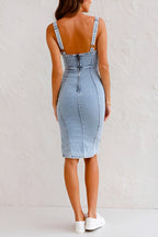 Alessandra Boutique Denim Dress Everyday Luxe Edit