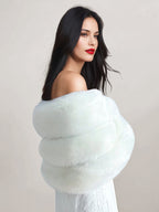 Women Poncho White Cape