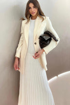 Slim Fit Crew Neck Sweater Dress
