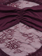 Sheer Lace Ruched Mini Dress For Women - Sexy Cut Out Open Back Bodycon Gown - Summer Night Out Club Party 2026