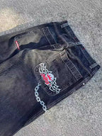 Retro Hip Hop Loose Boyfriend Jeans