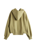 Letter Embroidery Drawstring Oversized Hoodie