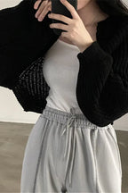Elegant Knit Batwing Cardigan