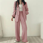 | Women's Tailored Suit Set, Long Blazer
