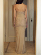 Eden Sleeveless Mesh Maxi Dress