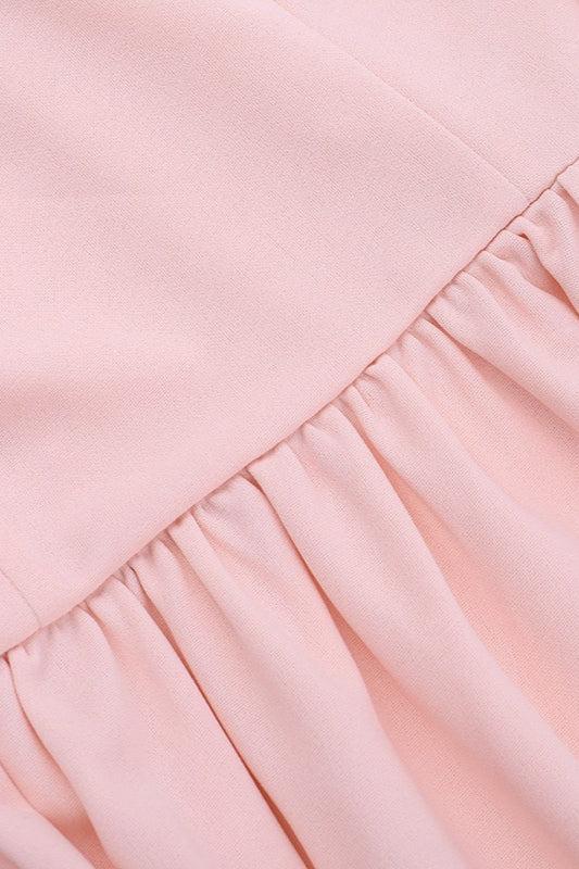 Off Shoulder Tie Shoulder Bow Sweetheart Corset Bodice A Line Midi Dress