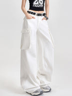Loose-Fitting Straight Boyfriend Jeans