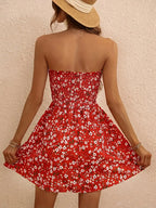 Alarissa Effortless Women Chic Tube Dress Red Evening Wear Edit