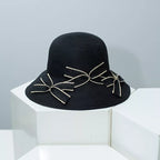 Bowknot Straw Sun Hat
