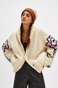 Graphic Print Cardigan