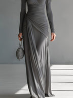 Isolde | Ruched Maxi Dress