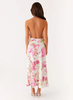 Jensen Midi Dress - Ivory Floral Print