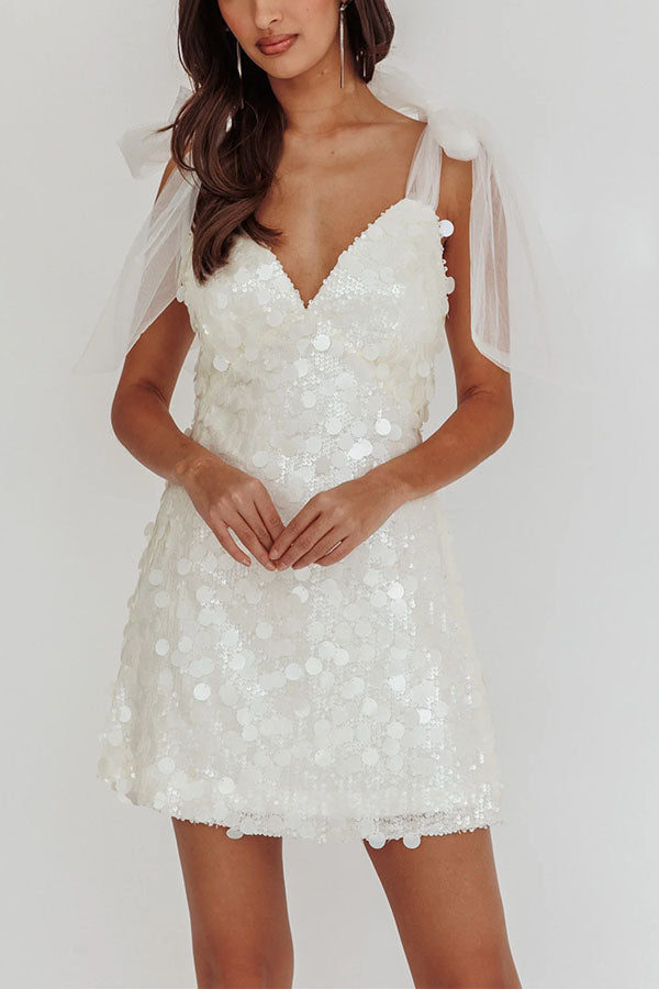 Celeste Glamour Sequin Mini Dress