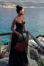 Cut-Out Strapless Birthday Dress