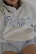 Oversized Kangaroo Pocket Graphic Hoodie