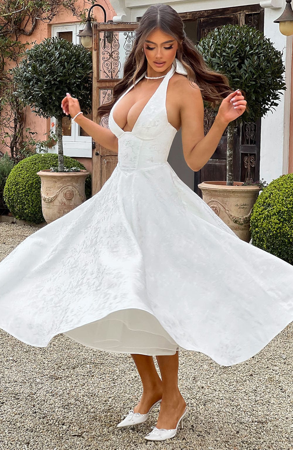 Iris | Elegant Midi Dress