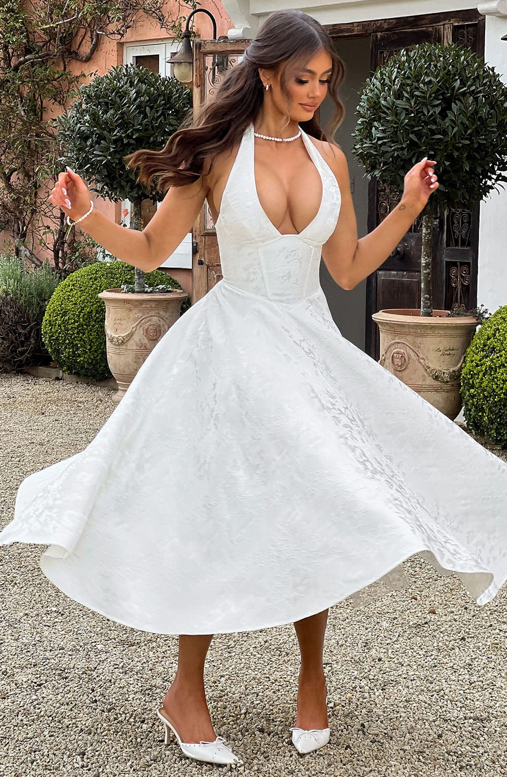 Iris | Elegant Midi Dress