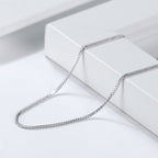 Chic Sterling Silver 1.2MM Wheat Chain Necklace