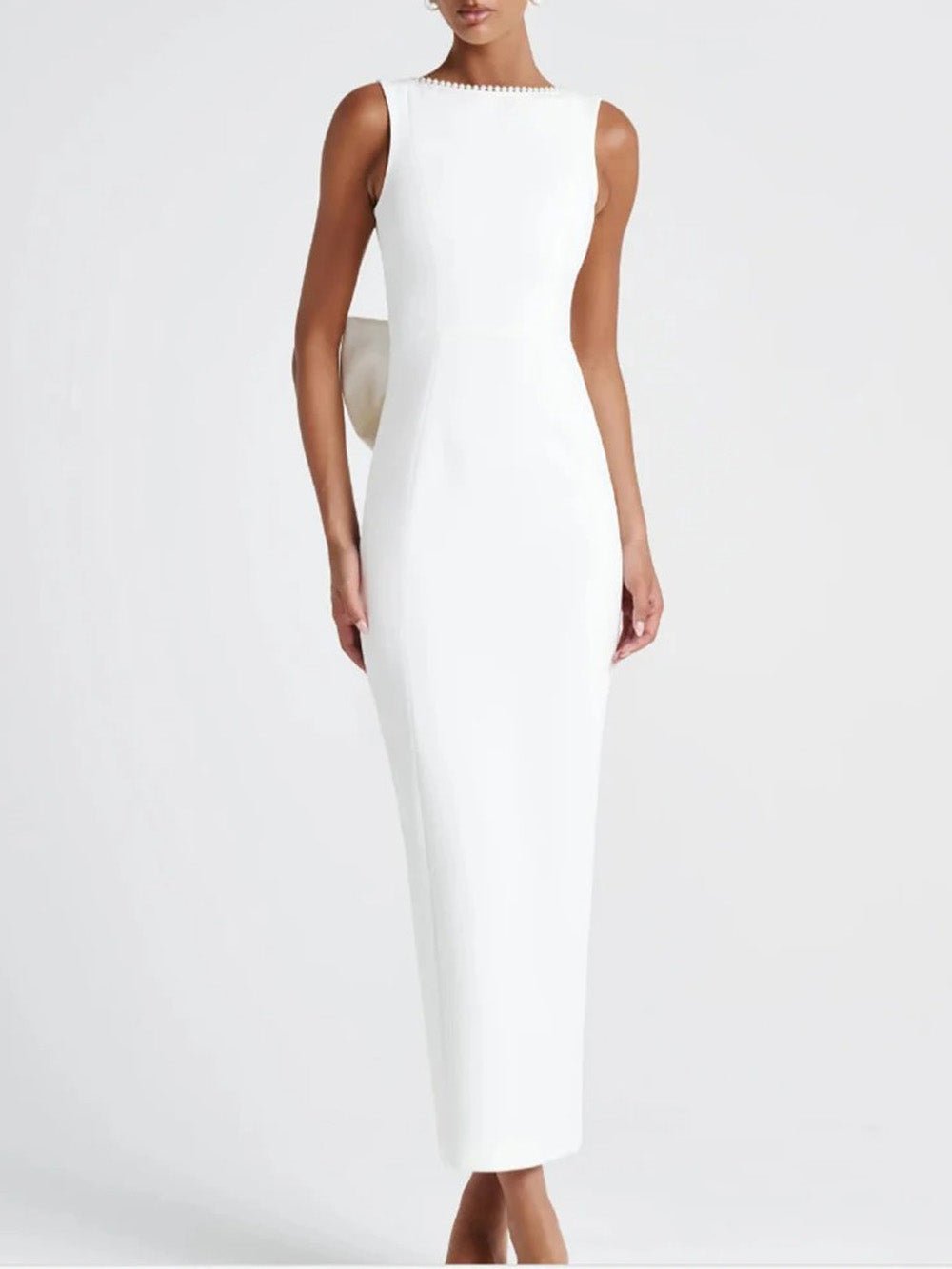 Elara Bow Back Maxi Dress